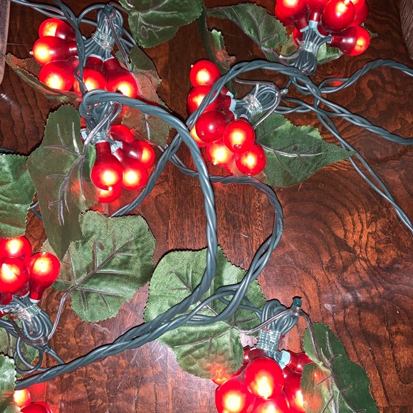 Holiday Christmas Tree Lights Grapes For Wine Theme Poshmark